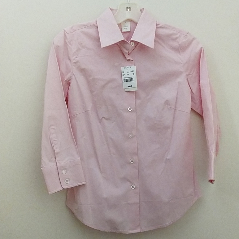 Jcrew pink shirt